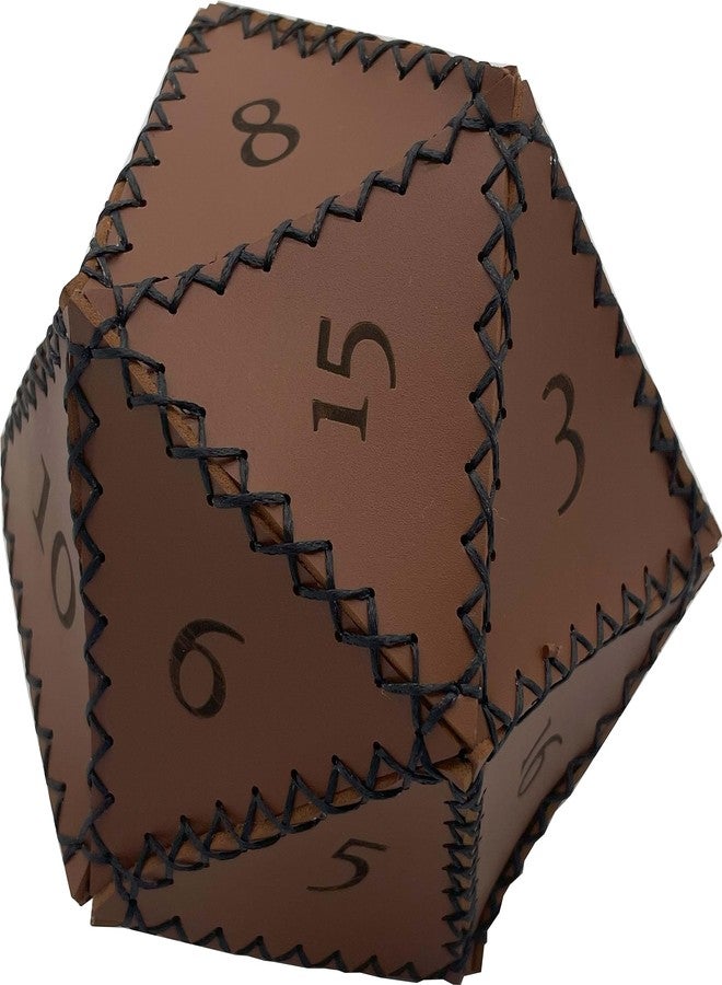 Futhark The Die of Holding - DND Dice Bag Shaped as D20 RPG Dice, DND Accessories Made of PU Leather Dice Bag for RPG & Fantasy - Great DND Gift/Dungeon Master Gift/DM Gift as D&D Accessories - Image 1